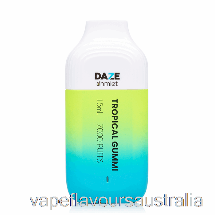 Vape Flavours Australia 7 Daze OHMLET 7000 0% Zero Nicotine Disposable Tropical Gummi